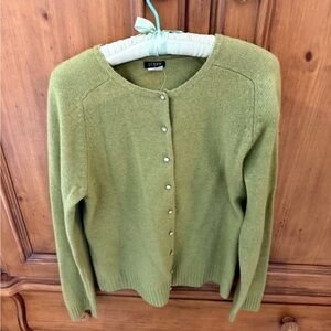 J. Crew light Olive Button-Up Cardigan